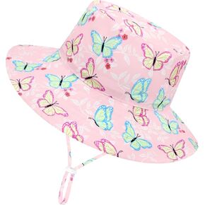 قبعات Sarfel Baby Sun Hat Toddler Sun Hats for Kids Summer Hat Toddler Bucket Hats for Boys Girls Baby Sunhat Kids Beach Essentials