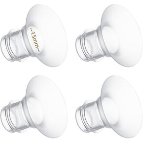 4PCS Flange Insert 13mm Compatible with Momcozy M5/M6/M9/S12 Pro/S9 Pro/V1 Pro/V2 Pro, Spectra/Medela/Elvie/NCVI/TSRETE/eufy/Lansinoh/Paruu/MomMed Breast Pump 24mm Shields/Flanges