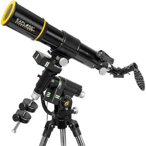 Explore Scientific Firstlight 80mm CF Refractor Telescope Go-to Tracker Combo with Solar Filter