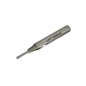 LMT Onsrud LP 10-01, High Speed Steel, O Flute, Straight, 0.09375" Cutting Diameter, 0.375" Cutting Length, 0.250" Shank Diameter, 2.000" Overall Length, 1 Flute