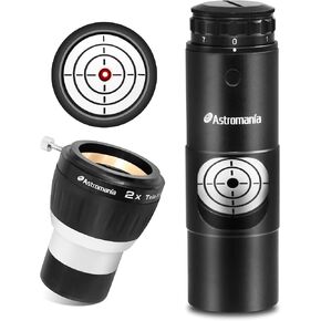 Astromania 2X Barlow Lens - Bundle with - Alignment 1.25" Next Generation Laser Collimator