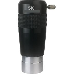 5X for Barlow Lens Achromatic Fully Multi Coated 2 Group, 4 Element Optical Structure for 1.25" Astronomical Telescope
