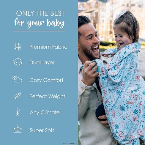 Milk Snob Marvel Infant Boy/Girl Swaddle Blanket, Soft Receiving, Security and Play, Toddler Infant Newborn Bedding, Baby Shower, Baby Registry Gift (Spider-Man Sketch Book) 34 * 34 inches in Saudi Arabia