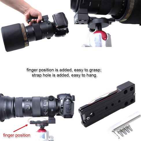 Lens Collar Foot Tripod Mount Ring Base Compatible with Sigma 60-600mm f/4.5-6.3 DG OS HSM Sports, 70-200mm f/2.8 DG OS HSM Sports, 500mm f/4 DG OS HSM Sports, 150-600mm f/5-6.3 DG OS HSM Sports in Saudi Arabia