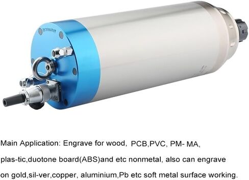 المغزل 100-12-24Z/4.5KW CNC ER20 ماء التبريد المغزل 220V/380V D100MM معالجة الحجر لأدوات نحت حجر (4.5KW 220V 400Hz) in Kuwait