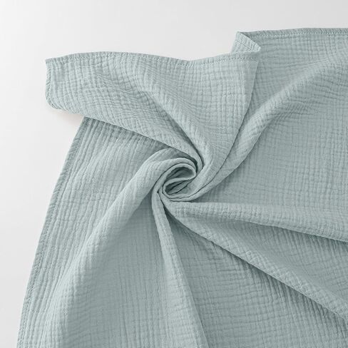 Bearmoss Muslin Swaddle Blankets, 40 x 38 inches Baby Swaddle for Boys and Girls, Soft Baby Blanket, 3 Pack Breathable Nursery Receiving Blankets (Cloud) in Kuwait