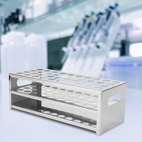 Stainless Steel Test Tube Holder 40 Holes Lab Equipment (20.5mm*40 Holes) in Saudi Arabia