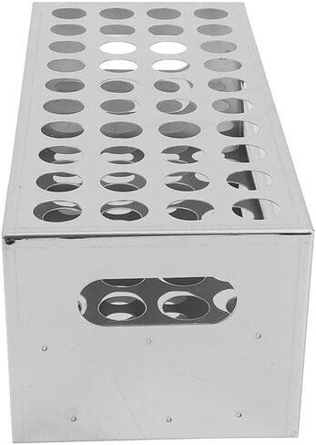 Stainless Steel Test Tube Holder 40 Holes Lab Equipment (20.5mm*40 Holes) in Saudi Arabia
