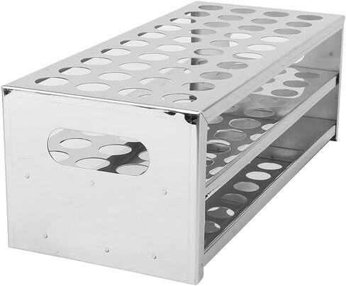 Stainless Steel Test Tube Holder 40 Holes Lab Equipment (20.5mm*40 Holes) in Saudi Arabia