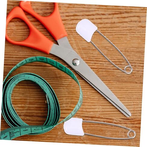 HOMSFOU 2sets 50pcs Diaper Pins Multifunctional Safety Brooch for Clothing Durable Nappy Pins for DIY Crafts and Jewelry Making with Smooth Surface 50pcs*2 in Saudi Arabia