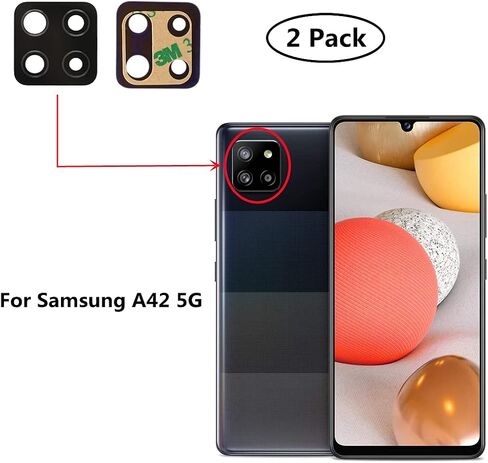 LNONLS قطعتان من عدسات الكاميرا الخلفية S23 Ultra الخلفية الزجاجية بديلة لهاتف Samsung Galaxy S23 Ultra 5G مع مجموعة أدوات لاصقة مثبتة مسبقًا وأدوات إصلاح in Kuwait