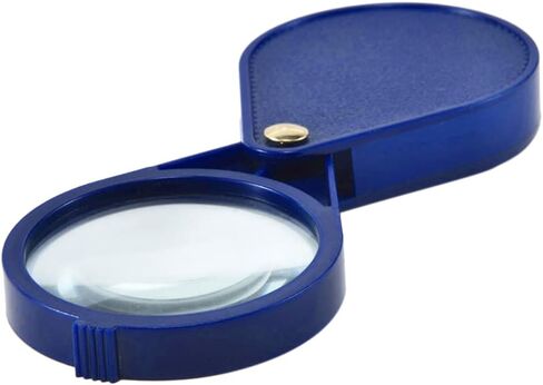 10x قابلة للطي Machifier 2.56''diameter Loupe مع زجاج مفاتيح محمول للقراءة والمجوهرات و ABS والمعادن والعدسات الزجاجية الكثيفة in Saudi Arabia