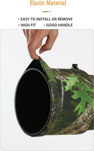 CHASING BIRDS Camouflage Waterproof Lens Coat for TAMRON 50-400mm F4.5-6.3 DI III VC VXD A067 Rainproof Lens Protective Cover (Forest Camouflage,Z-Mount) in Kuwait