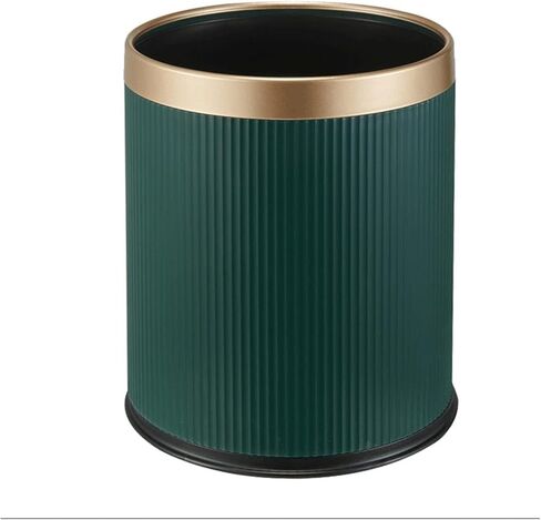 سلة 15L/12L لإعادة تدوير القمامة الداخلية ، علبة ذات عيار كبير للطبقة ، سلة ورق بلاستيكية للمطبخ ، غرفة المعيشة ، المكتب (Oranje ، 15L) in Kuwait