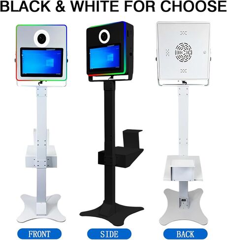 محمولة 15.6 بوصة DSLR صورة كشك اللمس شاشة اللمس الكاميرا مع تعبئة علبة الطيران لأحداث حفل الزفاف (15.6 بوصة (أسود)) in Kuwait