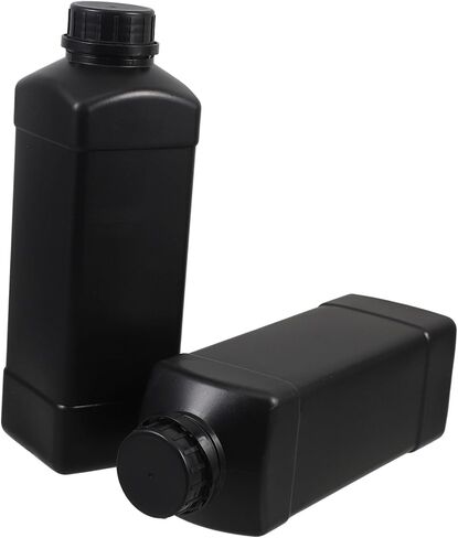 HOMSFOU 2Pcs Laboratory Liquid Bottles with Caps Sealed Light Reagent Containers for Liquid Storage and Sample Dispensing in Saudi Arabia