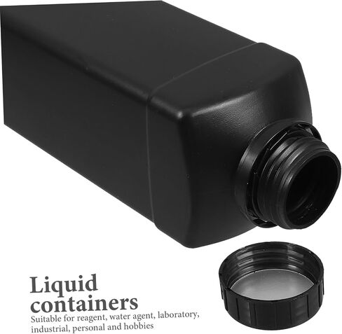 HOMSFOU 2Pcs Laboratory Liquid Bottles with Caps Sealed Light Reagent Containers for Liquid Storage and Sample Dispensing in Saudi Arabia