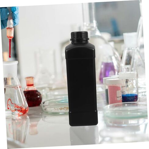 HOMSFOU 2Pcs Laboratory Liquid Bottles with Caps Sealed Light Reagent Containers for Liquid Storage and Sample Dispensing in Saudi Arabia
