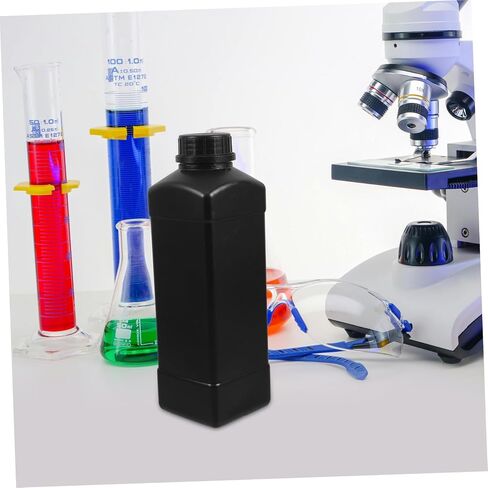 HOMSFOU 2Pcs Laboratory Liquid Bottles with Caps Sealed Light Reagent Containers for Liquid Storage and Sample Dispensing in Saudi Arabia