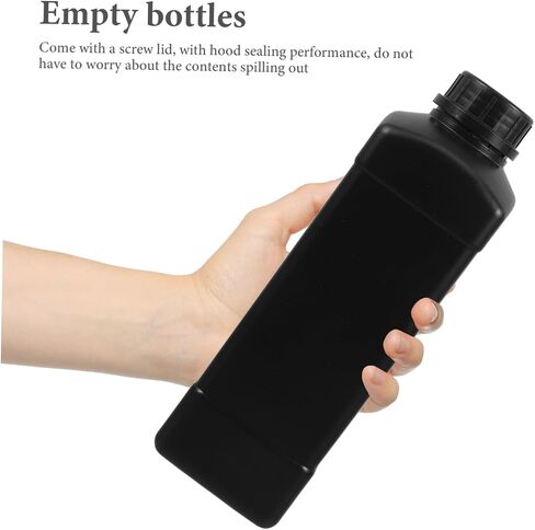 HOMSFOU 2Pcs Laboratory Liquid Bottles with Caps Sealed Light Reagent Containers for Liquid Storage and Sample Dispensing in Saudi Arabia