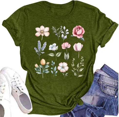 Graphic Tees for Women Summer Clothes Linen Shirts Crop Tops Maternity T Shirt Womens Hawaiian Maternity Tops in Saudi Arabia