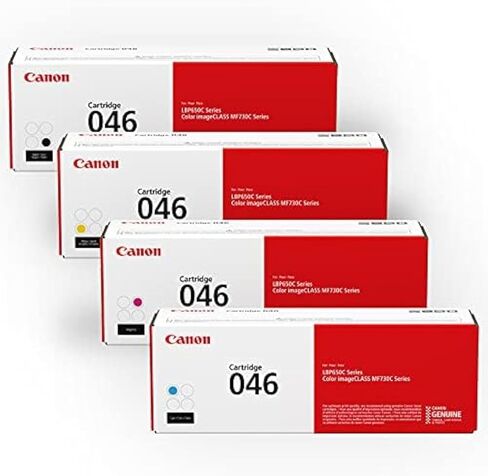 كانون خرطوشة حبر اصلية 046 اسود (1250C001)، عبوة واحدة من طابعات ليزر MF735Cdw، MF733Cdw، MF731Cdw، LBP654Cdw in Kuwait