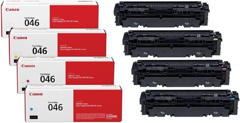 كانون خرطوشة حبر اصلية 046 اسود (1250C001)، عبوة واحدة من طابعات ليزر MF735Cdw، MF733Cdw، MF731Cdw، LBP654Cdw in Kuwait