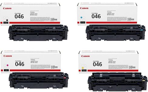 كانون خرطوشة حبر اصلية 046 اسود (1250C001)، عبوة واحدة من طابعات ليزر MF735Cdw، MF733Cdw، MF731Cdw، LBP654Cdw in Kuwait