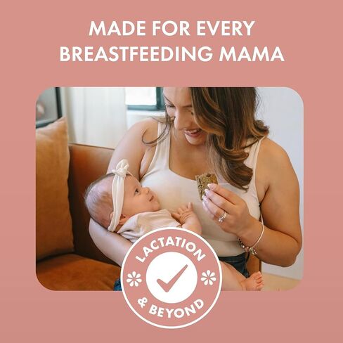 Boobie Bar Superfood Oatmeal Chocolate Chip Lactation Bar for Breastfeeding Moms to Increase Milk Supply | #1 Selling Lactation Snack Bars | Vegan, Fenugreek-Free, Gluten-Free, Dairy-Free (12 Bars) in Kuwait