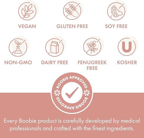 Boobie Bar Superfood Oatmeal Chocolate Chip Lactation Bar for Breastfeeding Moms to Increase Milk Supply | #1 Selling Lactation Snack Bars | Vegan, Fenugreek-Free, Gluten-Free, Dairy-Free (12 Bars) in Kuwait