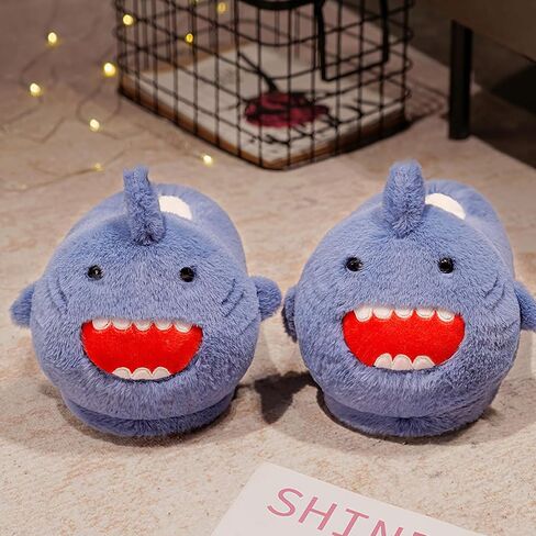 Unisex Novelty Cute Animal Feet Slippers Indoor House Plush Slippers Funny Christmas Halloween Gifts - One Size Fits Most in Kuwait