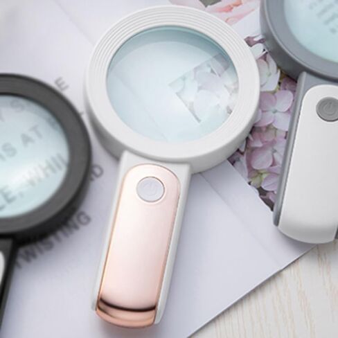 JSEIAJB LED High Magnification Reading and Maintenance Glass Magnifying Glass in Kuwait