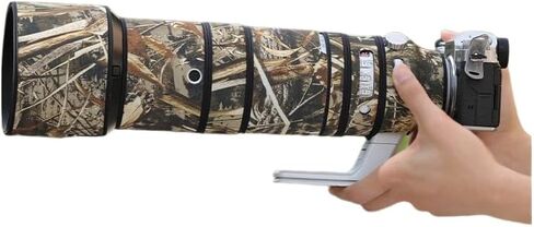 CHASING BIRDS Camouflage Waterproof Lens Coat for FUJIFILM XF 150-600mm F5.6-8 R LM OIS WR Rainproof Lens Protective Cover (Reed Camouflage) in Kuwait