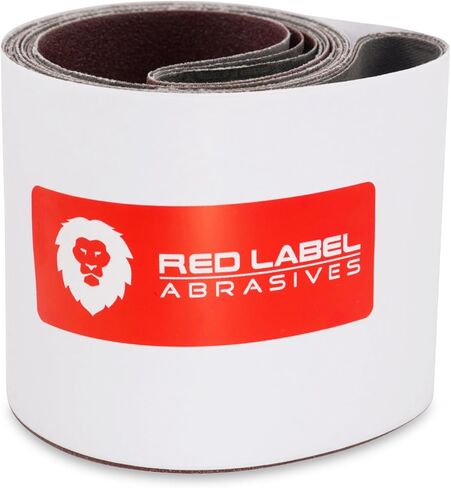كاشفات الملصقات الحمراء 4 × 52 1/2 بوصة 80 أحزمة الصنفرة ذات الأغراض متعددة الأغراض الحصيلة ، 3 عبوة in Saudi Arabia