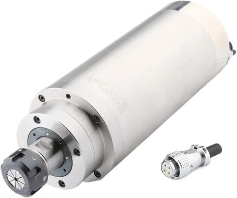 Spindle 3.2KW CNC Spindle Motor ER25 Water-Cooled Spindle Motor 380V 4 Bearings, Used For Router Engraving Machine Metal Tools(3.2kw 100mm 380V) in Saudi Arabia