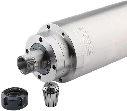 Spindle 3.2KW CNC Spindle Motor ER25 Water-Cooled Spindle Motor 380V 4 Bearings, Used For Router Engraving Machine Metal Tools(3.2kw 100mm 380V) in Saudi Arabia