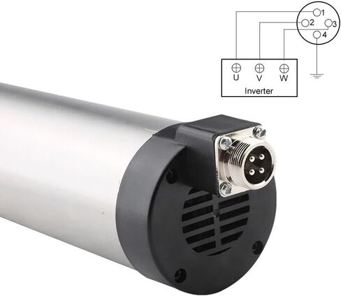 Spindle 65F-800W ER11 65MM Air-Cooled Spindle Motor 24000rpm 220v/380V AC Spindle For CNC Router Engraving Drill Press Tools(800W 220V) in Saudi Arabia