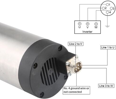 Spindle F65-24Z-0.8 Milling Spindle 800w ER11 Air-Cooled Spindle Motor 220V Diameter 65mm For CNC Router Woodworking Engraving Tools in Saudi Arabia