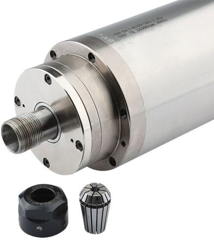 Spindle 3.2KW 220V/380V Water Cooling Spindle Motor 4 Bearings ER20 Φ100x265 for CNC Router Woodworking Engraving Milling Machine Tools(3.2kw ER20 380V) in Saudi Arabia