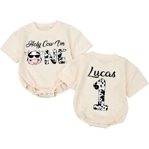 Personalized 1st Birthday Bubble Romper Boy, First Birthday Outfit Boy, Baby Boy Romper, Gifts For One Year Old Boy