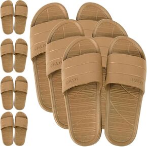 Trail Maker Slide Sandals for Women, Wedding Flip Flops in Bulk, Washable House Shoes