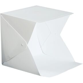 HOMSFOU 1 Set Folding Photography Light Tent LED Light Box with Color Backdrops Portable and Easy to Up for Professional Photography Compact Design for Versatile Use