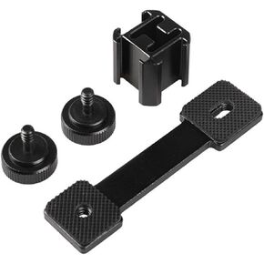 Triple Headed Hot Shoe Stand Camera Mount Bracket Metal Holder for Creative Photography Lighting Live Broadcasting