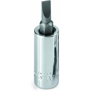 SK Tools USA 3/8 "محرك الأقراص ، رقم 5 ، مقبس البراغي البراغي القياسي ، كروم ، 45472