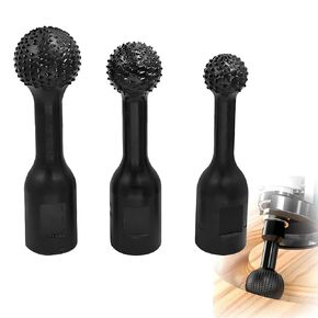 3 Pcs Sphere Rotary Burr Ball with 5/8-11 Threads for 4 1/2 and 5 Inch Gouge Angle Grinder Attachments Spherical Grinding Head Wood Carving Burrs for Carving Grinding Polishing Engraving Accessories