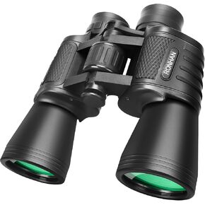Binoculars for Adults High Powered, 20 x 50 Compact Military HD Large View Binoculars for Bird Watching Travel Hunting Cruise Outdoor Sports with Carrying Case & Strap