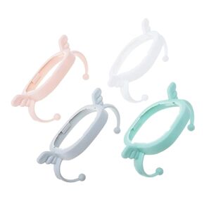 4pcs Bottle Handle Replacement Grip for Compatible with Various Feeding Bottles for Outdoor and Daily Use Prevents Leakage Encourages Independent Drinking