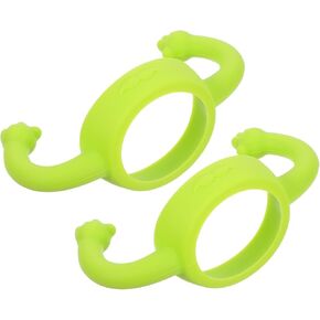 2pcs Soft Silicone Bottle Handles Comfortable Grip for Feeding Bottles Design for Toddlers Easy to Install and Use Safe and Practical for Daily Life