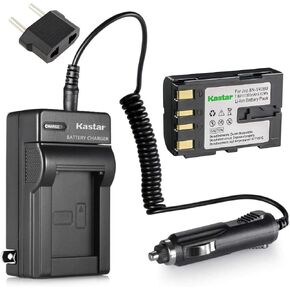 بطارية وشاحن لـ JVC GR-DVL505U ، GR-DVL520U ، GR-DVL915U ، GR-DVL920U MINIDV كاميرا الفيديو