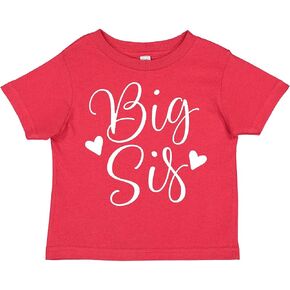 inktastic Cute Big Sis Girls Announcement Toddler T-Shirt